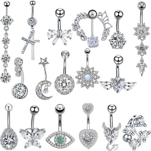 1PC Steel Belly Button Piercings Sexy Navel Piercing Belly Button Rings Nombril Ear Piercings Ombligo Navelpiercing Body Jewelry