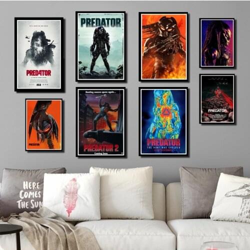 Perfect JL The Predator Hot Classic Horror Movie Art Painting Poster Home Decor wall stickers