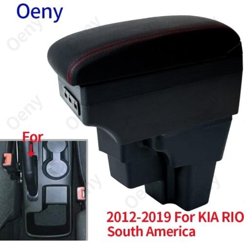 For KIA RIO Armrest For KIA STONIC Armrest box Europe South America Retrofit parts Car Center Storage car accessories 2015-202