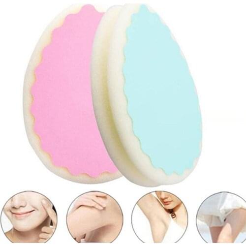 Heart Water Drop Round Geometric Shape Painless Depilation Sponge Hair Remover Soft Reusable Painless