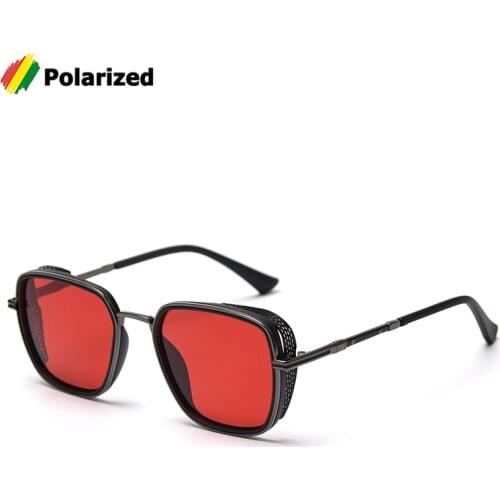 JackJad Fashion Vintage Square SteamPunk Style Polarized Sunglasses Side Shield Brand Design Sun Glasses Oculos De Sol S31612