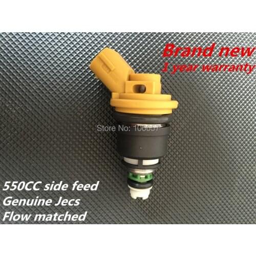 High performance 550cc Fuel Injector fuel nozzle JECS Side Feed for Subaru WRX STI Impreza Legacy Forester Outback 2.0L 2.5L