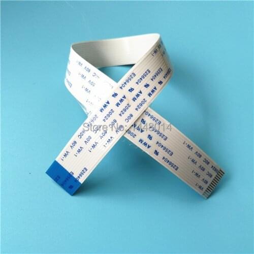 10pcs Large format printer Wit-color Xaar 128 print head data cable 14pins opposite side 28cm