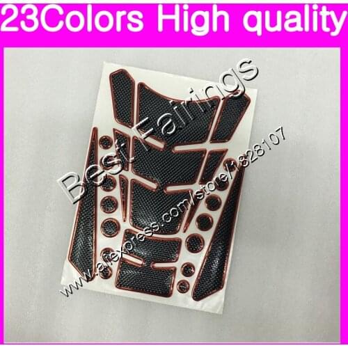 3D Carbon Fiber Tank Pad Protector For KAWASAKI Bodys ZZR400 00 01 02 03 ZZR 400 ZZR 600 ZZR600 04 05 06 07 GP Gas Tank sticker