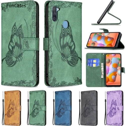 Leaves Cases For accesorios Samsung A02S EU Lovely Estojo sFor Samsung Galaxy coque A11 M11 A12 A02 M02 Book Flip Phone Shell