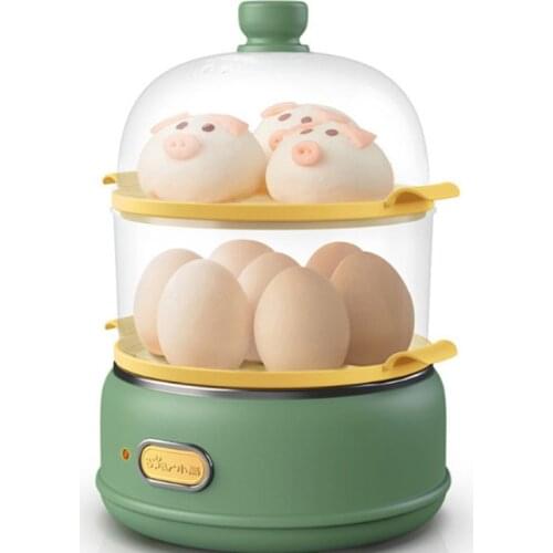 Electric Egg Boiler Double Layer Steamed Egg Cooker Breakfast Machine Cooking Tools Egg Boilers Steamer Multicooker 220V