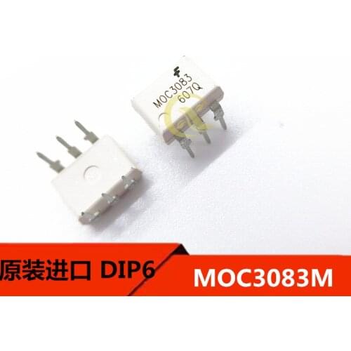 10PCS MOC3083M DIP6 photoelectric coupler bidirectional thyristor drive original products