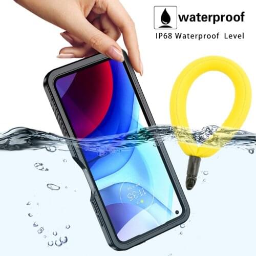 IP68 Waterproof Case For Moto G Power 2021 Diving Swim Outdoor Sports Anti-fall dust-proof TPU 360 Full Covered Armor