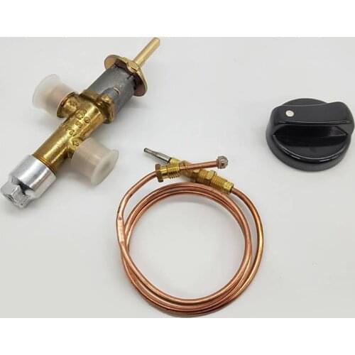 Propane Fire Pit Control Safety Control Valve Kit with Thermocouple and Knob