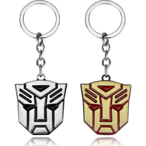 MQCHUN Fashion Movie Transformation Robot Bumblebee Mask Keychain High Quality Hornet Mask Metal Keyring For Men Women Gift