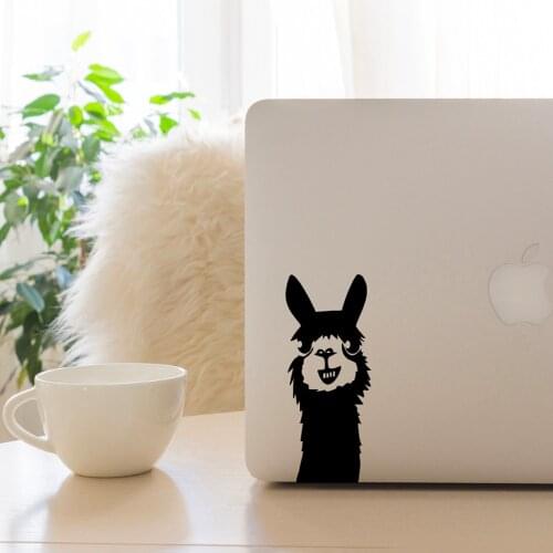 Llama Decal Laptop Computer Decals Vinyl Removable Laptop Computer Decoration Stickers Llama Pattern Computer skin Decor Z924