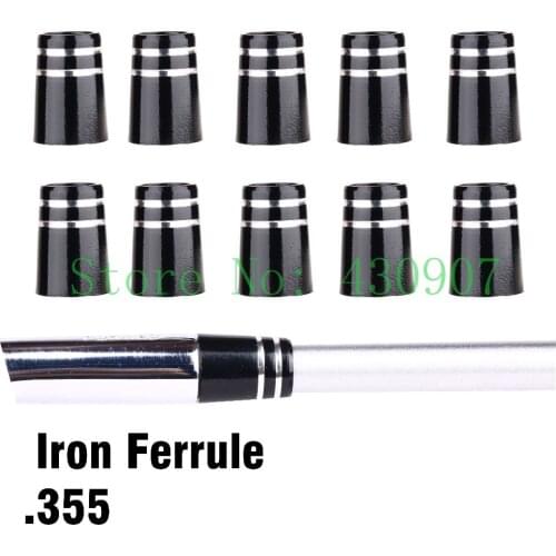 New Custom Black Size .355 Golf Ferrule for Taper Tip Iron Wedge