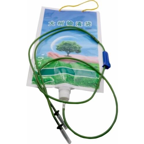5 pcs 1000ML Plastic tree Infusion Bag Plant Flowers transplant grow bags For Home Garden Drip Gardening Irrigation System