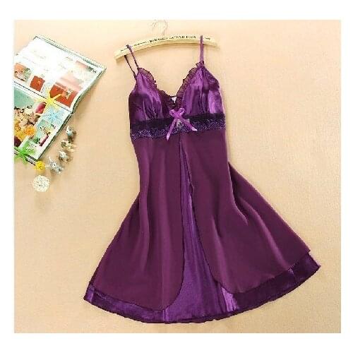 A Generation of Fat Silk-like Lace Strap Sexy Home Service Chiffon Mesh Lingerie you da ma Can OEM