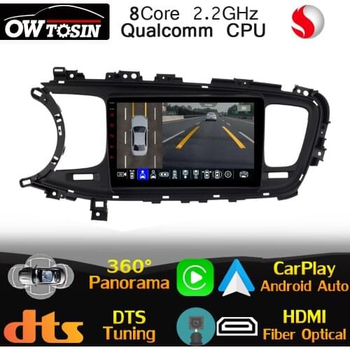 Qualcomm CPU Android For Kia Optima 3 K5 TF 2010-2015 Car Multimedia Player Radio GPS HDMI DTS HIFI Stereo Head Unit WiFi Auto