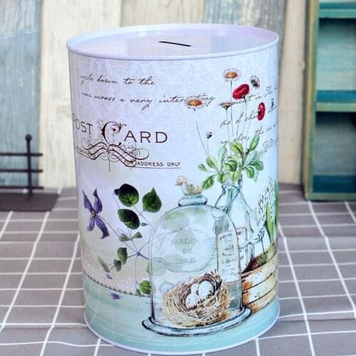 Nordic Modern Large Piggy Bank For Adults Creative Safe Coin Bank Lock Box Piggy Bank For Kids Cofre Decorative Boxes BC50PB