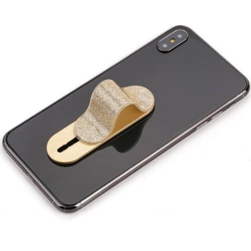U-shaped Universal Cell Phone Grip Stand Mini Back Sticker Finger Ring Holder New Magic Monile Phone Stand For Xiaomi Iphone