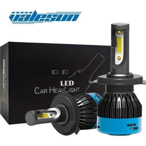 Valesun COB LED Car Headlight For H1 H3 H7 H10 9012Hir2 H27 6000K 12V CanBus LED H4 Auto Fog Lamp Kit H8 H9 H11 9005 9006