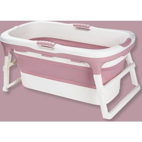 Bathing Tub Adult Foldable Bathtub Plastic Household Bath Tub Bath Tub Body Thickening Constant Temperature Portable