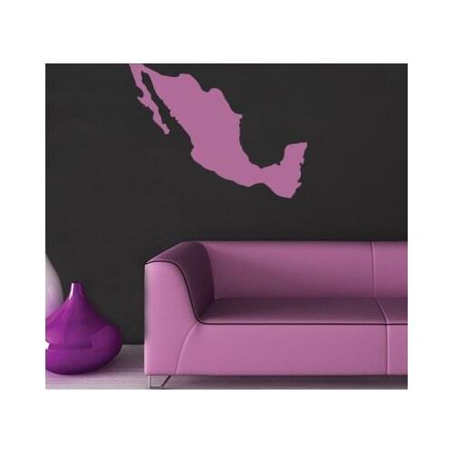 Mexico map Globe Earth Country wall vinyl sticker custom made home decoration fashion design