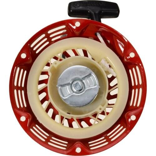 Iron Recoil Assembly Pull Starter Start For GX160 5.5hp GX200 6.5hp Engine Red Engine Replacement Parts