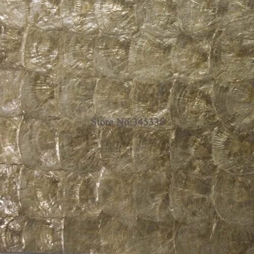 Yellow capiz lip shell mosaic mother of pearl tile kitchen tile bathroom wallpaper background wall mosaic tiles home decoration