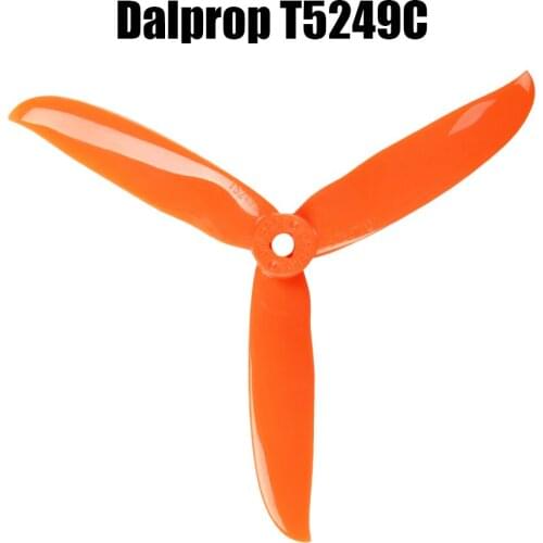 2 Pairs DALPROP CYCLONE T5249C T5249BN 5249 Tri Blade Propeller Compatible POPO System FPV Propeller for FPV Racing Drone