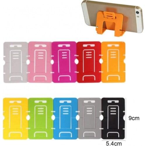 20Pcs Card Type Phone Holder Adjustable Folding Universal Desktop Lazy Bracket