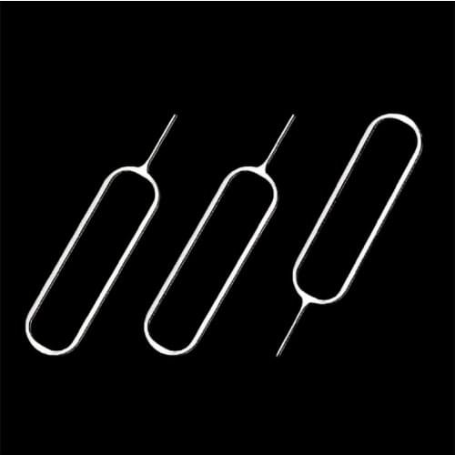 30PCS Universal Extended Phone SIM Card Needle Thickened Sim Card Pin Ejecting Removal Needle Opener Ejector For Iphone Samsung