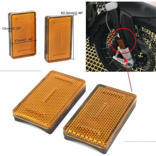 Motorcycle Accessories Front Fork Leg Reflectors Rectangle Sticker Cover for BMW K1200RS K1200GT R1200RT R1200GS R1200R Hot Sale