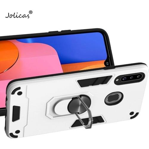 Smartphone Covers For Samsung A10S Car Magnetic Ring Bracket Carcaso Samsung Galaxy A10 A20S A40 A30 A30S A20 PC + TPU Case