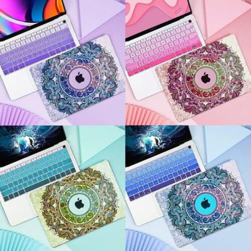 For 2020 Macbook Air 13 inch Case A2337 A2179 Gradient Paisley Plastic Hard Cover Pro Retina 13 15 16" A2141 A2338 A2289 A1466