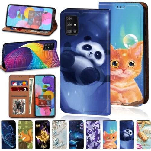 Phone Case for Samsung Galaxy A51/A71/A70/A70S/A41/A50/A50S Pu Leather Anti-Drop Mobile Phone Case