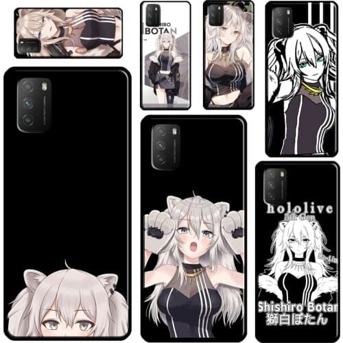 Shishiro Botan Hololive For Xiaomi Mi 11 Ultra 9T 10T Pro Mi Note 10 Lite Phone Case For POCO X3 Pro M3 F1 F2 F3