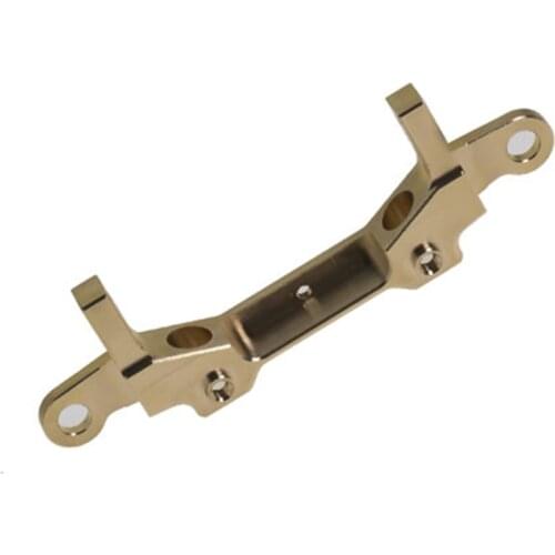 For Axial SCX10 III AX103007 RC Car 1/10 Brass Rear Bumper Bracket Remote Control Car Replacement Accessories