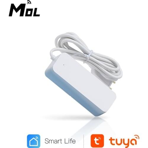 MOL Tuya Home Alarm Water Leakage Alarm WIFI Leak Sensor Water Flood Overflow Detector Security Alarm System Alert No Hub