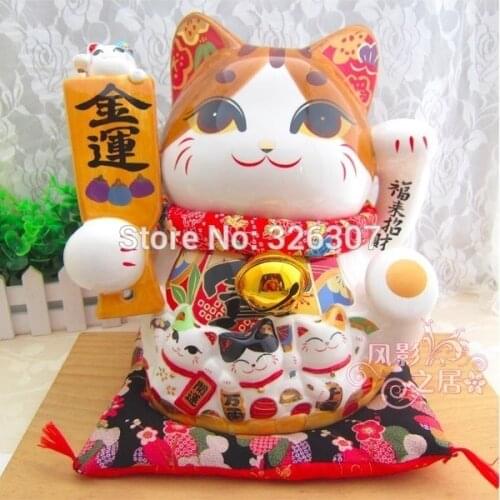 Japan style Plutus cat ceramic furnishing articles gifts to his new gifts piggy bank luck wealth longevity love health