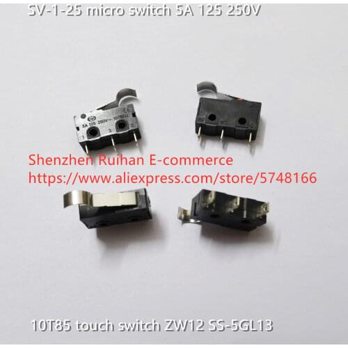 Original new 100% SV-1-25 micro switch 5A 125 250V 10T85 touch switch ZW12 SS-5GL13
