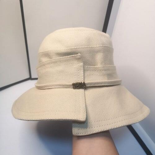 HT407 Black White Bucket Hat Unisex Fedora Caps Hip Hop Gorros Men women Summer Panama Cap Beach Sun Hat