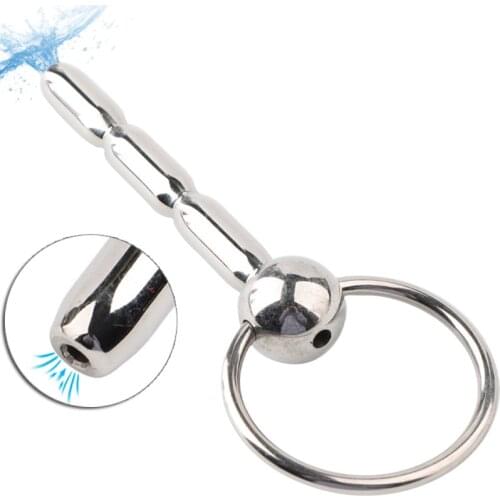 Hollow Penis Plug Stainless Steel Horse Eye Stimulation Urethral Dilators Catheters Sounds Male Masturbation Sex Toys for Men