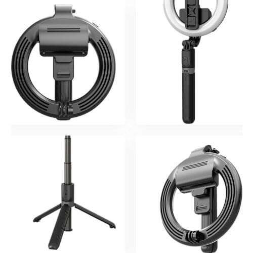 Portable Selfie Ring LED 5 inch With Tripod And Phone Holder Built-in Battery Led Lamp To Make Tripod Stand for Makeup