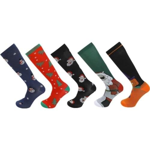 Professional Cycling Socks High Cool Tall Mountain Bike Socks Outdoor Sport Compression Socks Sale Running 2021