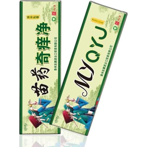 3PCS Miaoyaoqiyangjing Body Psoriasis Dermatitis Eczema Pruritus Body Cream Psoriasis Ointment Creams 15g With Box Skin care
