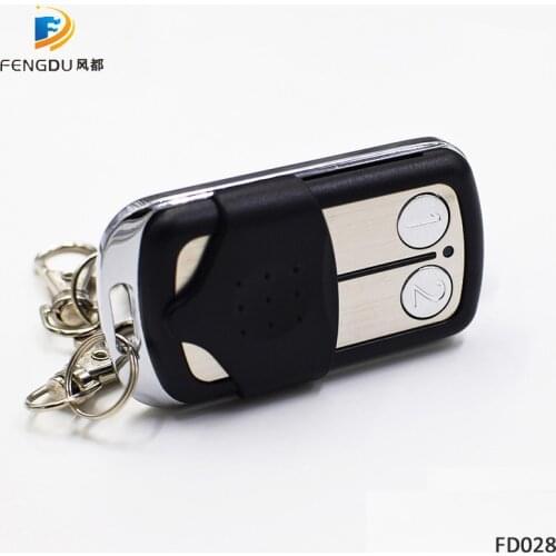 6PCS malaysia 5326 330mhz 433mhz dip switch auto gate remote control,transmitter,keyfob with metal sliding cover free shipping