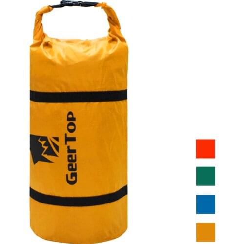 GeerTop Adjustable Compression Tent Bag Polyester Lightweight Waterproof Replacement Storage Sack Duffel Bag Yellow
