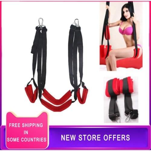 Sex Swing Soft Material Sex Furniture Fetish Bandage Love Adult game Chairs Hanging Door Swing Sex Erotic Toys for Couples