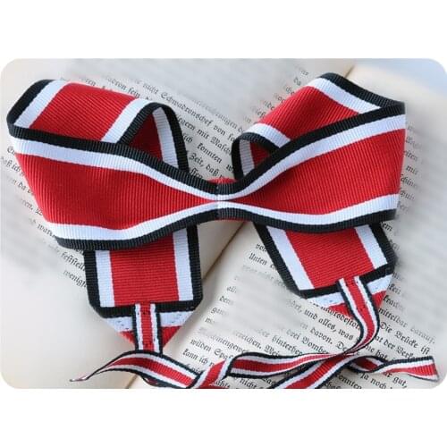 Neck Ribbon For The German Knights Cross of the Iron Cross - Finished Stitched