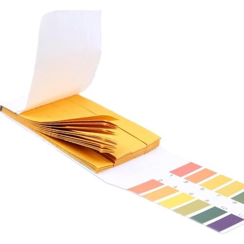 1Set/80 Strips Universal PH Test Strip 1-14 Acidic Alkaline Litmus Paper Indicator Aquarium Pond Water Food Soil Full Range Test