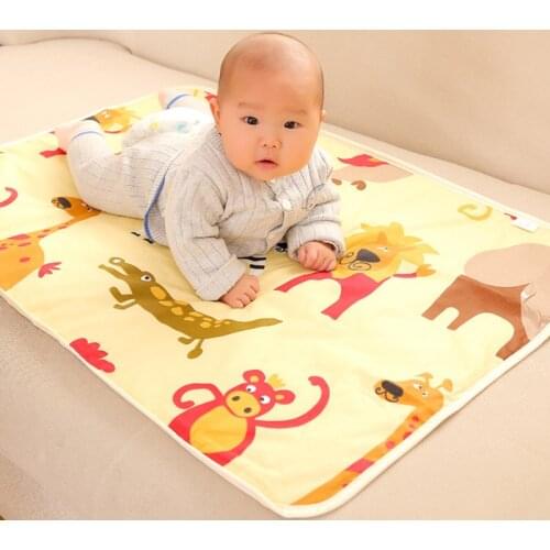 75*120cm,Waterproof Baby Changing Mat,Infants Children Portable Foldable Washable Game Mattress,Cushion Reusable Diaper Pad