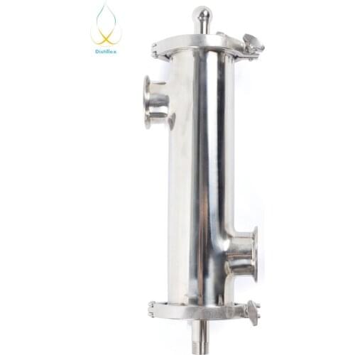 Clamp 3"(OD91mm) Gin Basket ,Side connection Clamp 2" Aroma Basket volume 700ml. Home distillation. Distillex
